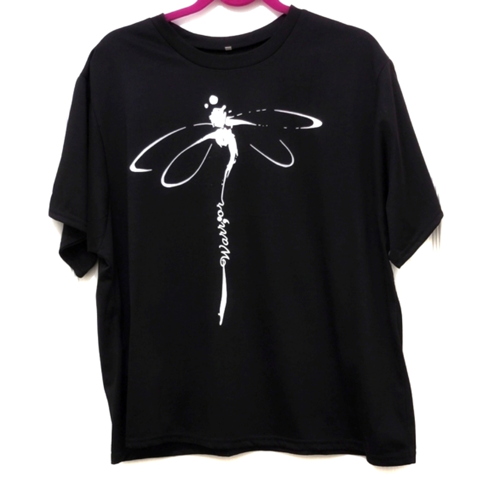 *TS25500 Black Dragonfly Tee